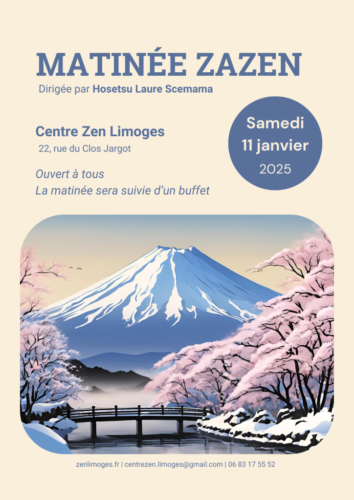 Affiche Matinée zazen